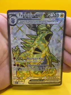 ⚡Tyranitar EX Obsidian Flames Ultra Rare Full Art Card 211/197 MINT NEW🔥 - Image 3