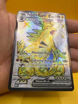 ⚡Tyranitar EX Obsidian Flames Ultra Rare Full Art Card 211/197 MINT NEW🔥 - Image 4