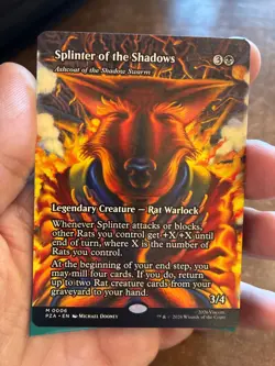 Splinter of the Shadows - Ashcoat of the Shadow Swarm (Borderless) Teenage... - Image 1