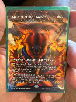 Splinter of the Shadows - Ashcoat of the Shadow Swarm (Borderless) Teenage... - Image 2