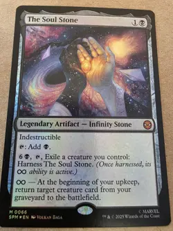 The Soul Stone - Foil - Marvel's Spider-Man - Mtg - Image 1