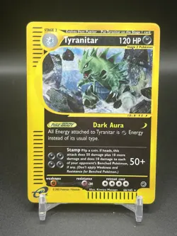 Pokemon TCG Tyranitar 029/165 Expedition Base Set Reverse Holo Holo Rare English - Image 1