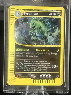 Tyranitar 29/165 Holo Rare Expedition WOTC Pokemon TCG 2002 LP Good Condition! - Image 1