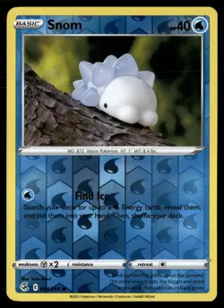 Snom 084/264 Common Fusion Strike Pokemon Reverse Holo Near Mint - Image 1
