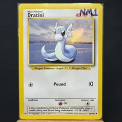 Dratini - 26/102 - Base Set - Unlimited - Uncommon - Pokemon TCG - WOTC - NM - Image 3
