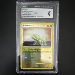 Pokemon Electrike 64/100 Majestic Dawn Reverse Holo CGC 9 60HP - Image 1