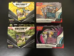 Pokemon TCG MIMIKYU EX Showcase Box Lot Of 4x Virizion, Boltund, Mabosstiff New - Image 1