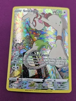 Pokemon TCG Smeargle TG10/TG30 Sword & Shield Silver Tempest Full Art Holo - Image 1