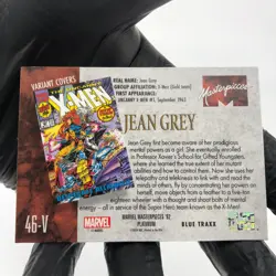Marvel Card Jean Gray Traxx 46-V Variant Fleer Upper Deck Masterpieces [NM] - Image 4