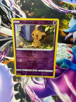 MIMIKYU 080/196 LOST ORIGIN Reverse Holo Rare Pokemon - Image 1