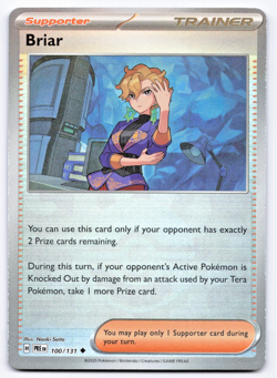Pokemon TCG Briar 100/131 Pokeball Holo Prismatic Evolutions NM - Image 2