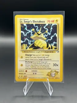 Pokemon TCG Lt. Surge's Electabuzz Gym Heroes LP 06/132 - Image 1