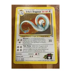 Pokemon Erika's Dragonair Gym Heroes Holo Rare Unlimited 4/132 80HP English - Image 1
