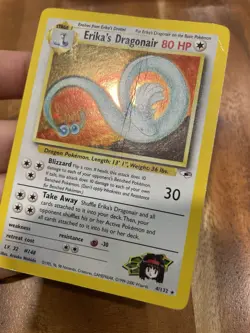 Pokemon Erika's Dragonair Gym Heroes Holo Rare Unlimited 4/132 80HP English - Image 2
