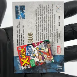 Marvel Card Blob Traxx 1-V Variant Fleer Upper Deck Masterpieces [NM] - Image 3