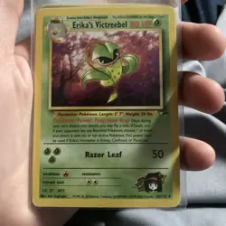 Pokemon Erika's Victreebel (Gym Heroes) 26/132 RARE (LP) - Image 1