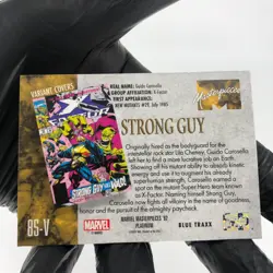 Marvel Card Strong Guy Traxx 85-V Variant Fleer Upper Deck Masterpieces [NM] - Image 4