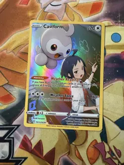 Castform TG11/TG30 Trainer Gallery Ultra Rare Lost Origin Pokemon - Near Mint NM - Image 1