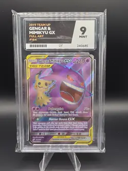Pokemon Gengar & Mimikyu Tag Team GX 164/181 Team Up ACE 9 - Image 1