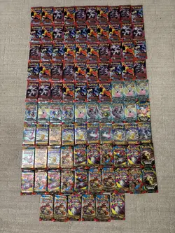 Lot Of 96 Pokemon Booster Pack: Destined Rivals, Mega, Journey Together, Surging - Image 2