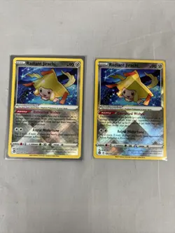 RADIANT JIRACHI X2 Lot- 120/195 - SILVER TEMPEST - POKEMON TCG - NM/MINT - Image 1