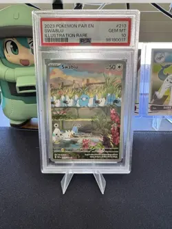 Pokemon TCG Swablu Paradox Rift 213/182 PSA 10 - Image 1