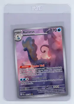 AURORUS 092/088 HOLO ILLUSTRATION RARE PERFECT ORDER POKEMON HOLO NM/M AURORUS - Image 2