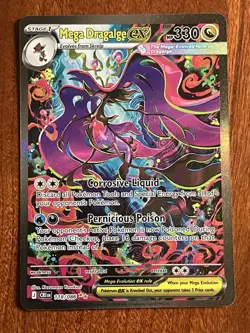 Mega Dragalge EX 118/086 SIR CHAOS RISING Pokemon TCG Near Mint - Image 1