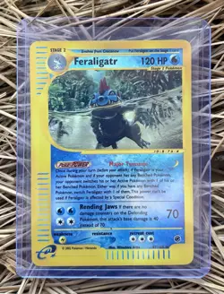 Pokemon TCG Feraligatr #47/165 Reverse Holo Rare Expedition - Image 1
