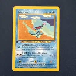 Wooper 82/111 Neo Genesis Regular Pokemon LP+ - Image 1