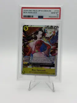 PSA 10 GEM MT Boa Hancock - OP14-112 (Alternate Art) The Azure Sea's Seven Foil - Image 1