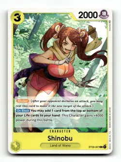 Shinobu ST09-007 Common Starter Deck 9: Yamato One Piece Sunohara Near Mint - Image 1