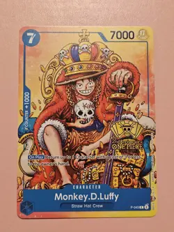Monkey.D.Luffy (2nd Anniversary Stamped Promo) P-043 - Image 1