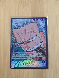 One Piece CCG Smoker OP02-093 Leader English MP Condition - Image 1