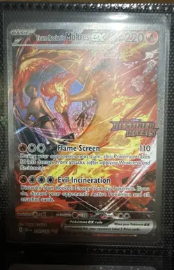 Team Rocket's Moltres ex - (Destined Rivals Stamp) 229/182 Miscellaneous Card... - Image 1