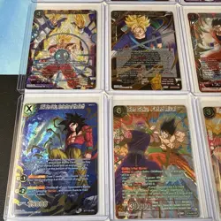 Dragon Ball Super Card Game 110 Card Lot SPR SR R UC C PR All Foil Cards - Image 2