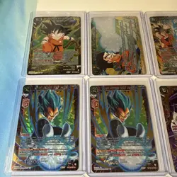 Dragon Ball Super Card Game 110 Card Lot SPR SR R UC C PR All Foil Cards - Image 4