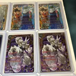 Dragon Ball Super Card Game 110 Card Lot SPR SR R UC C PR All Foil Cards - Image 5
