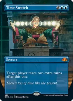 Time Stretch (Borderless) -Foil Near Mint MTG Dominaria Remastered - Image 1