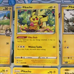 Pokemon Pichu, Pikachu, Raichu 9 Card Collection - Non-holo - Image 3