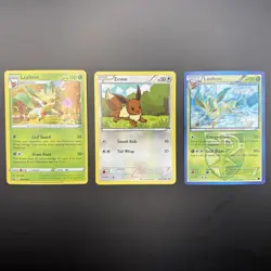 Pokemon Plasma Freeze #11 Leafeon Cracked Ice Holo 2013 Evolution Set 3 Card Lot - Image 4