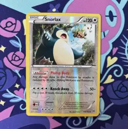 Snorlax 118/162 Breakthrough Uncommon Reverse Holo Pokemon TCG Card 2015 EN - Image 1
