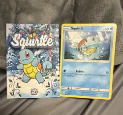 PRISMA Cards Christmas! Squirtle Promo + Squirtle 33/214 2-Card Lot EN - Image 1