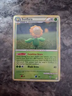 Sunflora 31/123 HeartGold SoulSilver Regular Rare Pokemon TCG Card - LP - Image 1