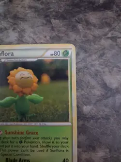 Sunflora 31/123 HeartGold SoulSilver Regular Rare Pokemon TCG Card - LP - Image 4
