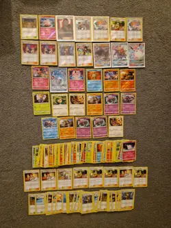Hidden Fates Pokemon Card Bundle x 218 Holo Rare Common Uncommon Trainer Joblot - Image 1