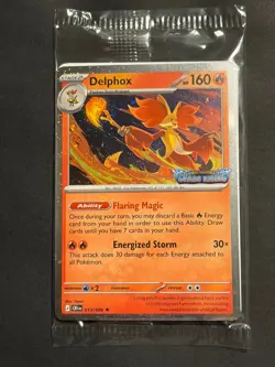Delphox 013/086 Stamped Promo SEALED Chaos Rising Pokemon Card - Image 1