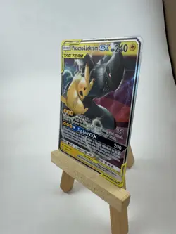 Pokemon TCG Sm: Team Up Pikachu Zekrom GX Ultra Rare Holo Card 33/181 - Image 3