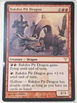 Rakdos Pit Dragon - Dissension - Magic the Gathering MTG Nice! - Image 1