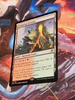 MTG Magic: The Gathering Stomping Ground Edge of Eternities Rare Land MTG Mint - Image 2